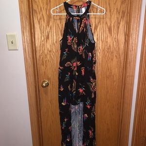 No Boundaries Romper with Half-Maxi Skirt